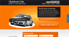 Desktop Screenshot of clydebankcabs.co.uk